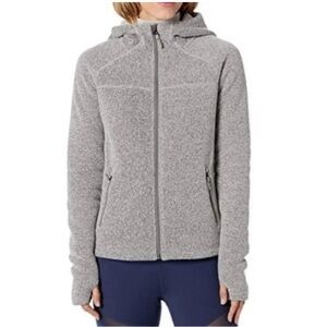 Smartwool Women's Hudson Trail Full Zip Fleece Sweater Jacket Wool Hoodie Sz M